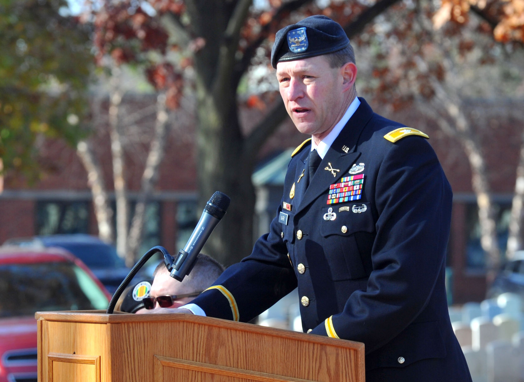 Veterans Day ceremonies at the Rock Island National Cemetery